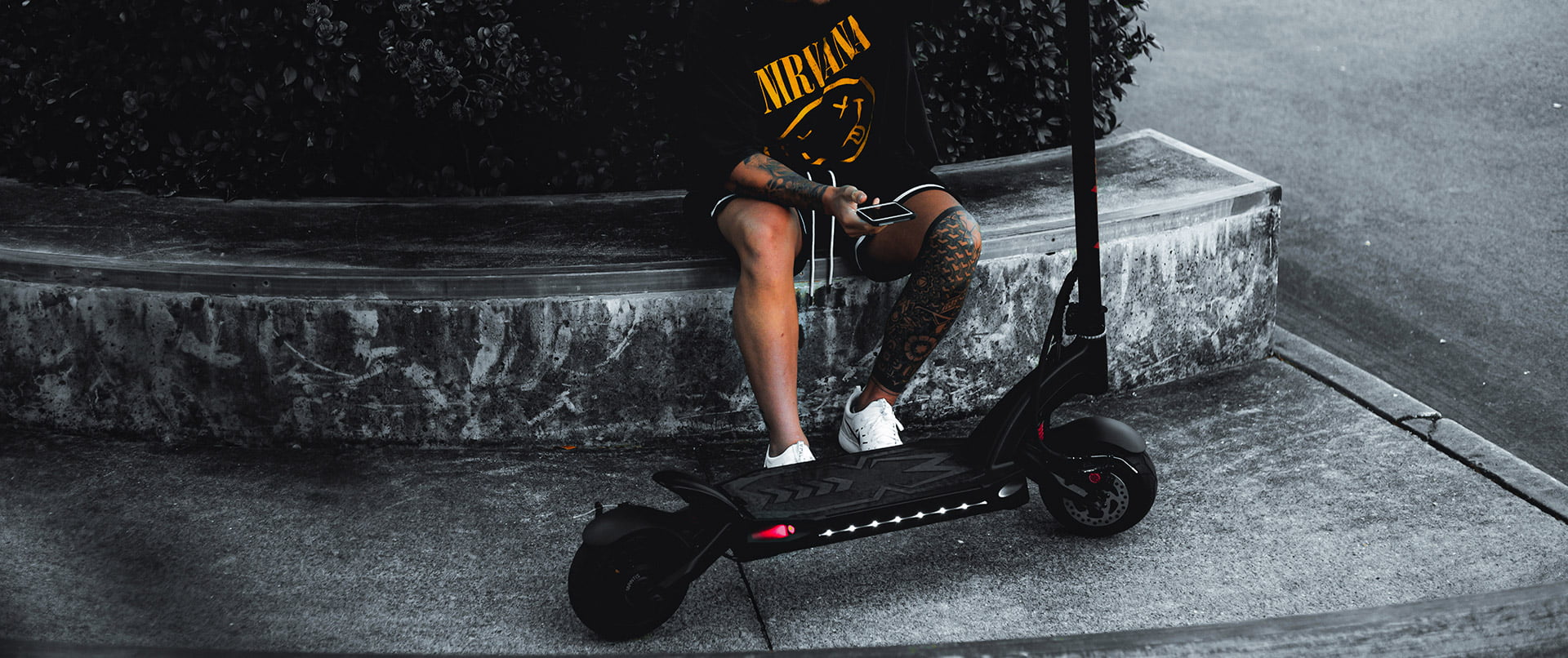 Power: Dual 1000W motors delivering up to 3200W of peak power.Battery: High-capacity 60V 18.2Ah lithium-ion battery system.Top Speed: Capable of reaching speeds up to 60 km/h (37 mph).Maximum Range: Delivers up to 70 km (43 miles) on a single charge under ideal conditions.Tires: Large 10x3.0-inch pneumatic tires for improved traction and stability.Brakes: Responsive front and rear semi-hydraulic or full-hydraulic disc brakes.Suspension: Advanced front and rear spring swingarm suspension to absorb heavy bumps.Core FeaturesDual Motor Performance: Switch between single-motor mode for battery conservation and dual-motor mode to unlock aggressive acceleration and climb steep inclines effortlessly.Robust Off-Road Capability: Equipped with wide tires and a tough frame, it can navigate tarmac, dirt paths, and gravel trails smoothly.Portability: Features a secure folding mechanism along the stem, allowing the scooter to be tucked away or placed in a car trunk.Night Visibility: Outfitted with ultra-bright front deck lights, rear tail lights, and lateral LED strip lighting for superior side-profile visibility.