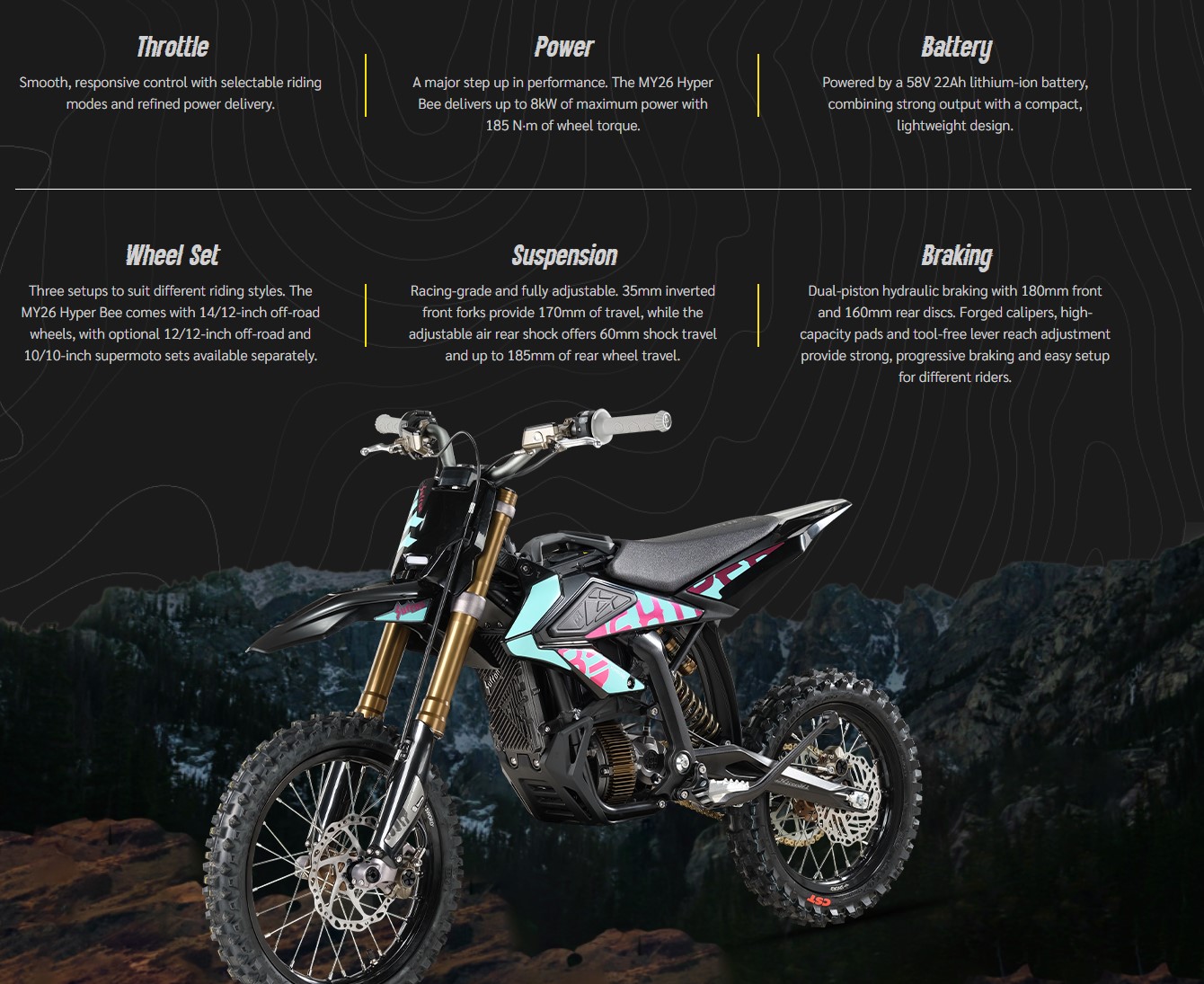 Core Performance SpecificationsThe bike utilizes a first-of-its-kind longitudinally mounted Permanent Magnet Synchronous Motor (PMSM) paired with an advanced MTPA/MTPV controller to maximize instant electrical efficiency.