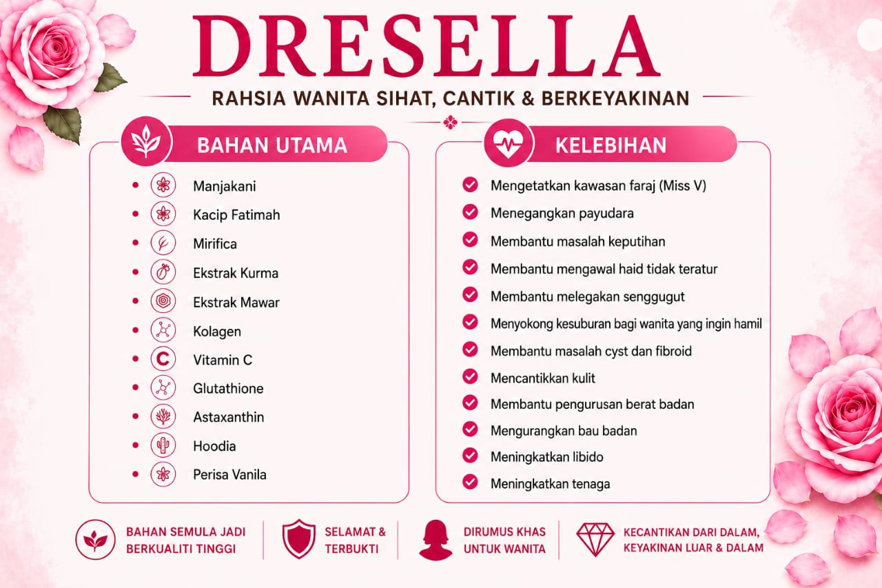Senarai Kandungan Bahan Dresella Advance