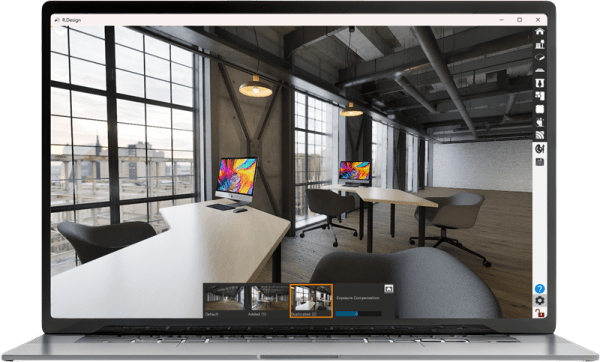 Switch multiple cameras using the pop-up menu at the bottom of the screen.