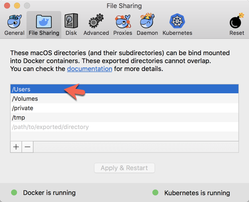 docker for mac localhost