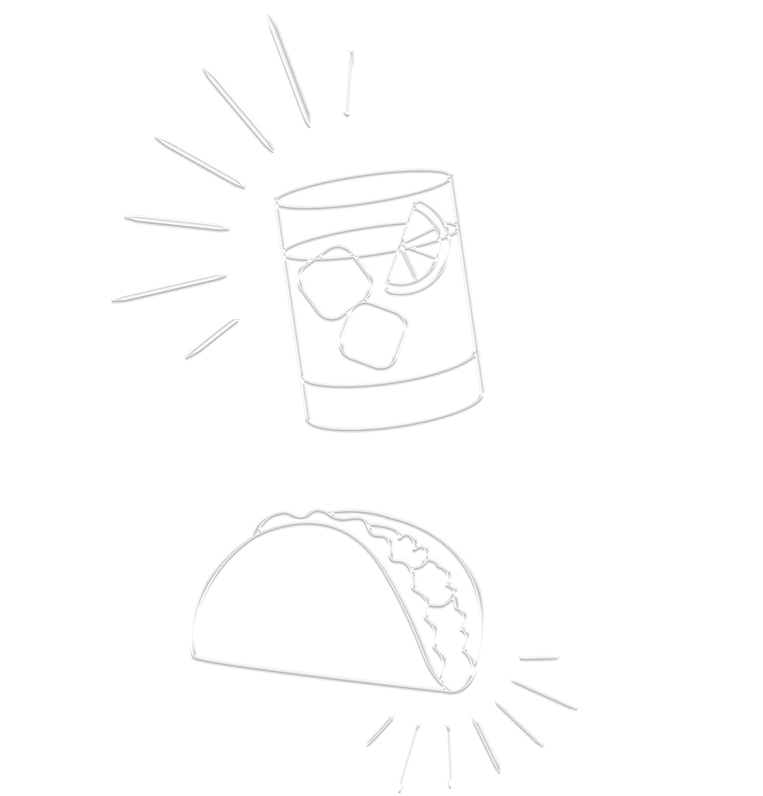 drinks and tacos