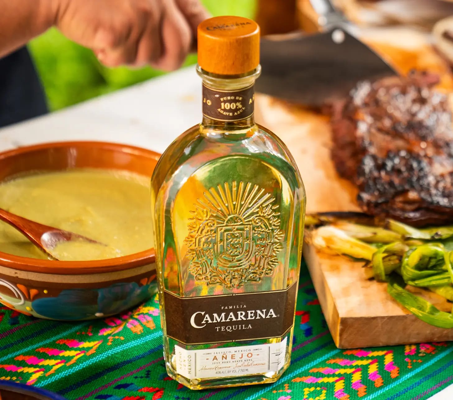 Camarena Añejo Cocktail Lifestyle Image