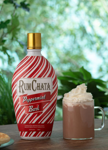 rumchata peppermint bark hot chocolate recipe