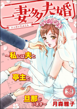 一妻多夫婚 ～私には夫と亭主と旦那がいます～ 3巻