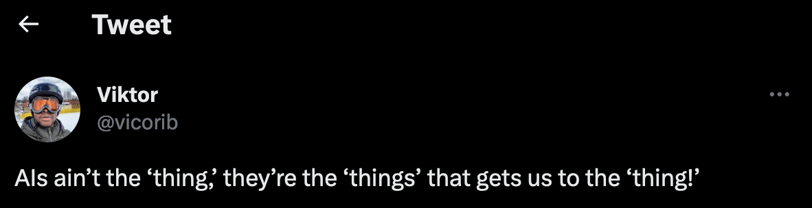 Computers, AIs, MLs gets us towards that homo technium phase