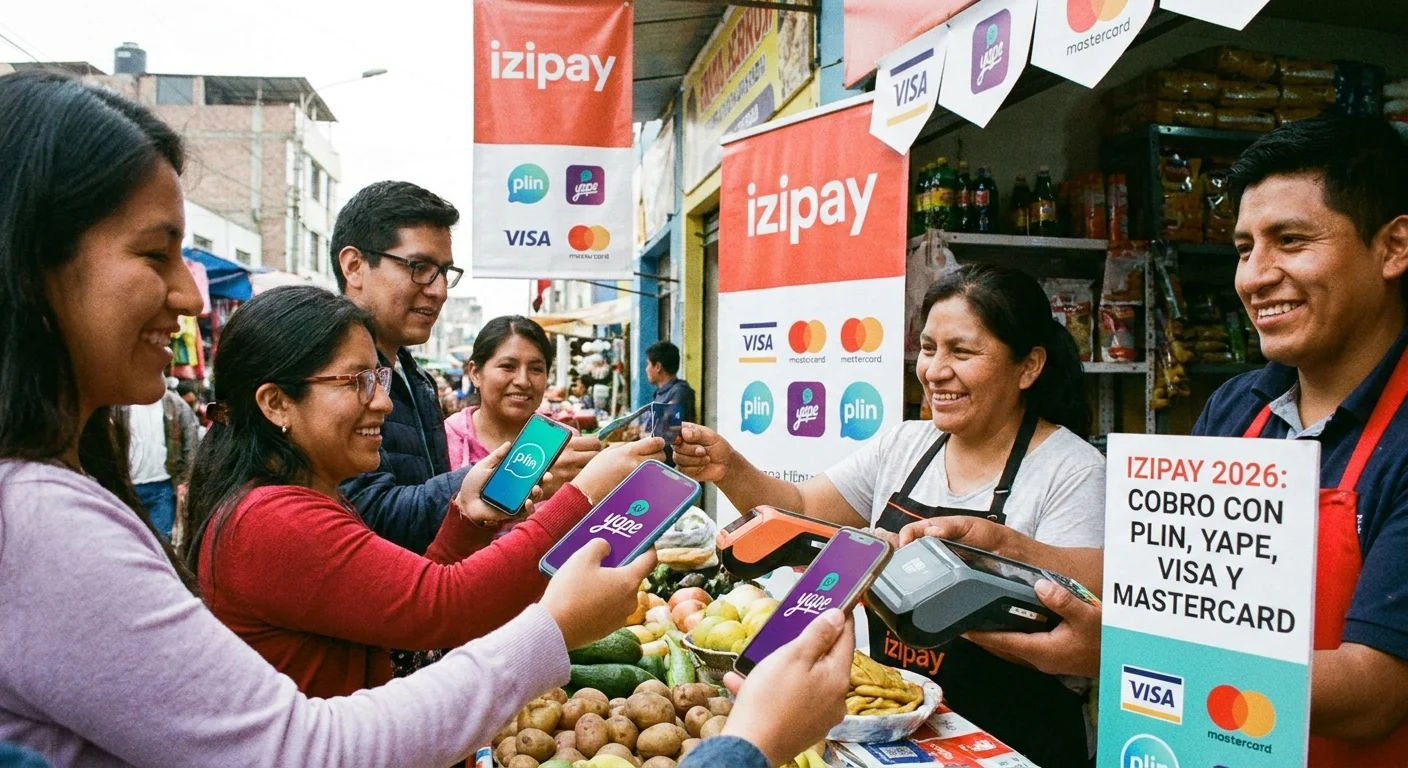 Tarjetas y Billeteras Aceptadas por Izipay: Cobro con Plin, Yape, Visa y Mastercard (2026)