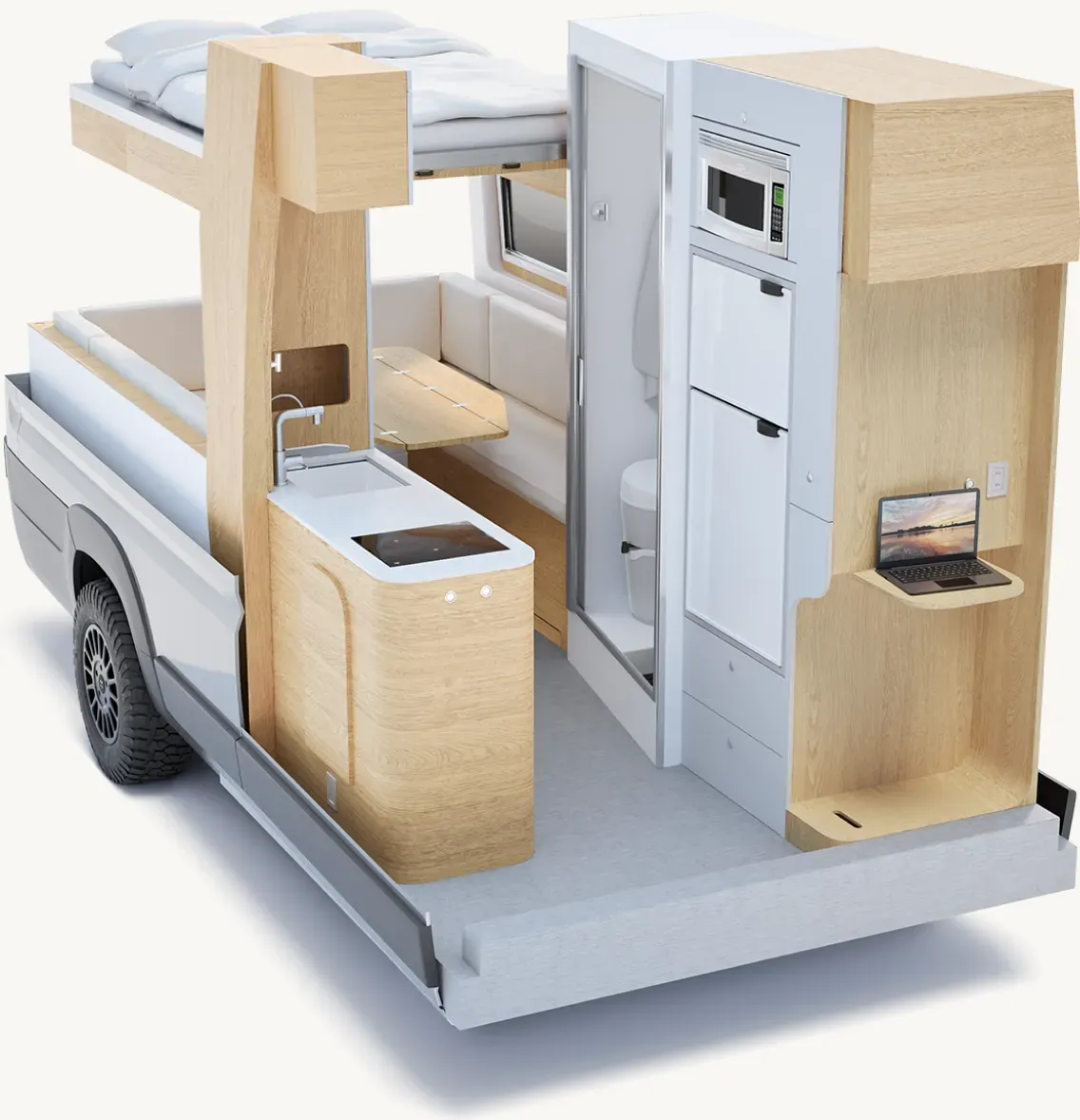 Noovo Plus Super High Roof 7 Interior Camper Van Noovolife