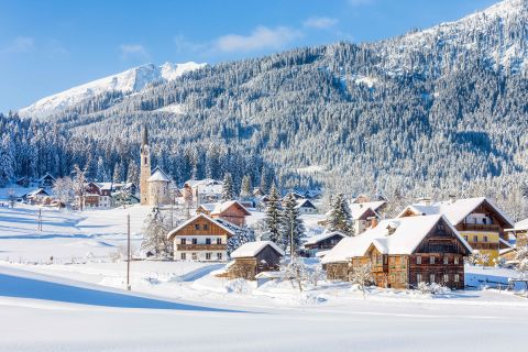 Gosau mountain village upper Austria