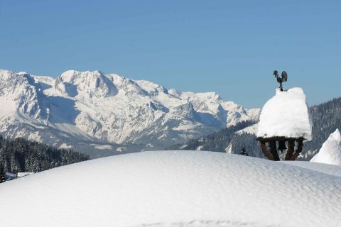 Snowy landscape in Austria