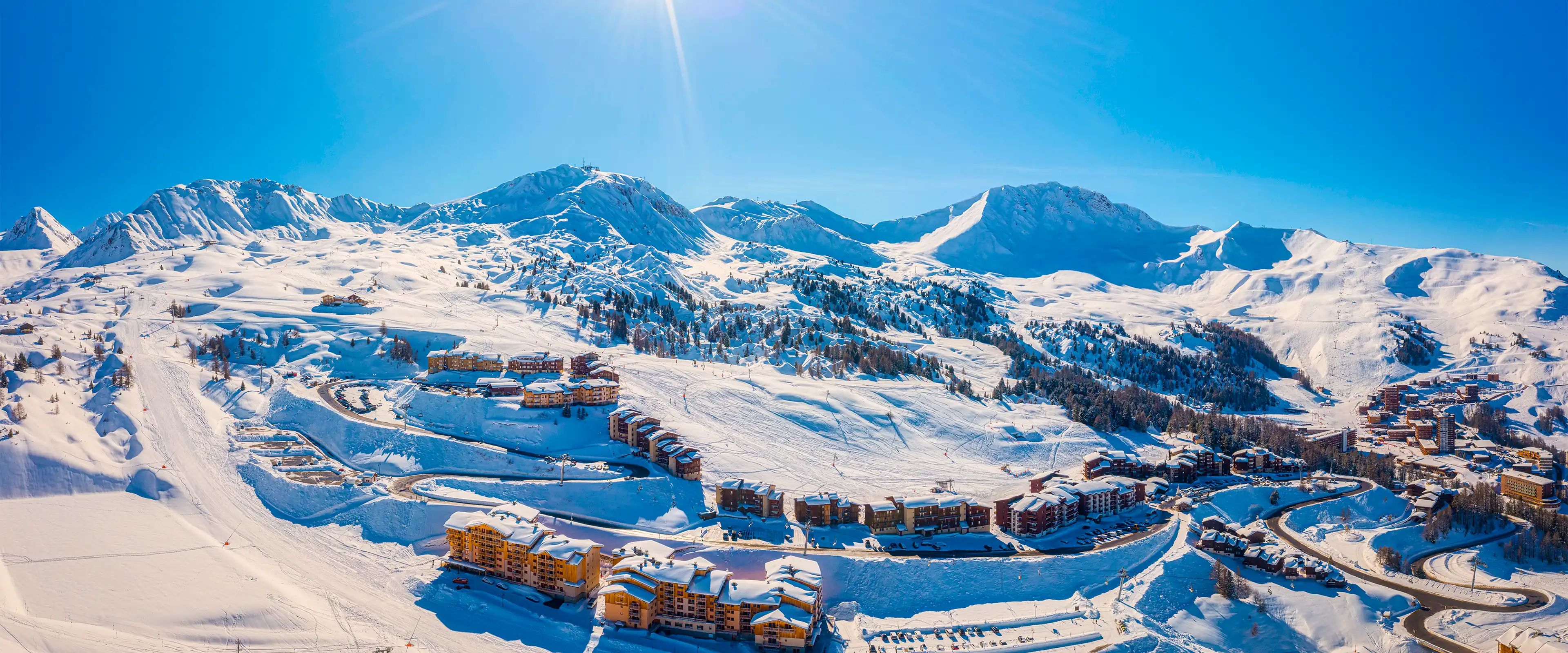 La Plagne, France - best ski resort january