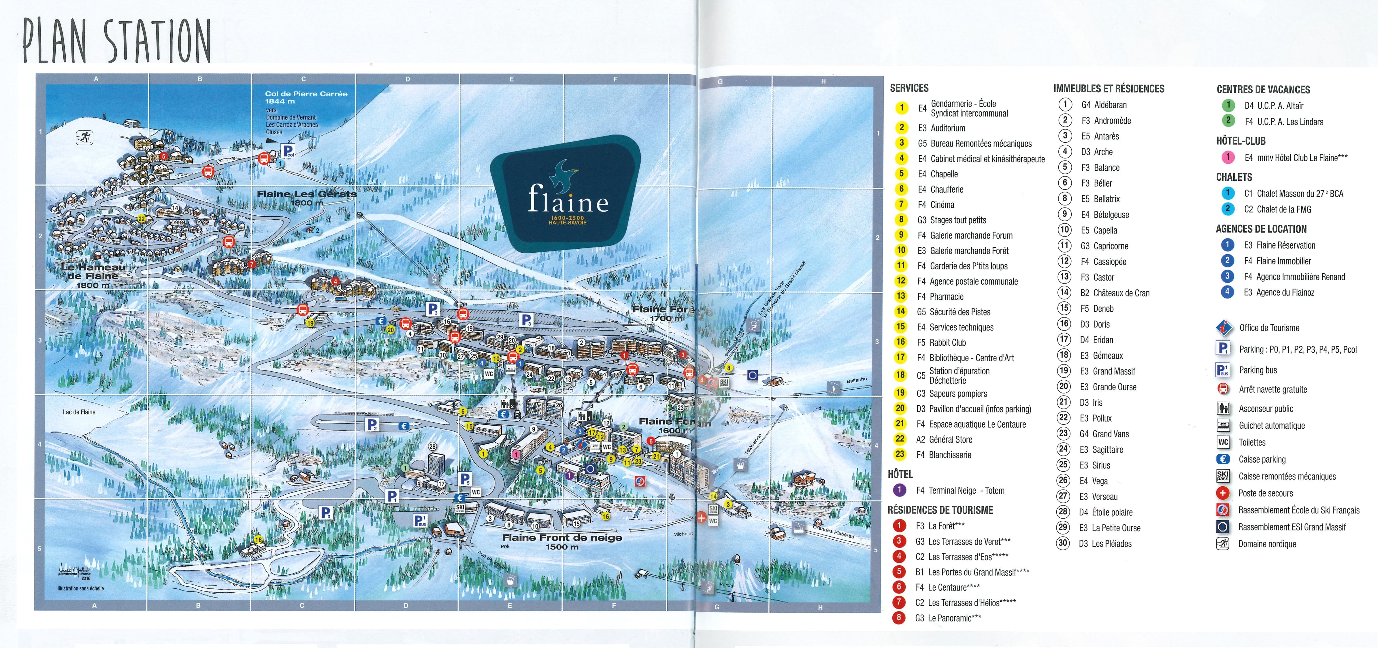 Flaine map