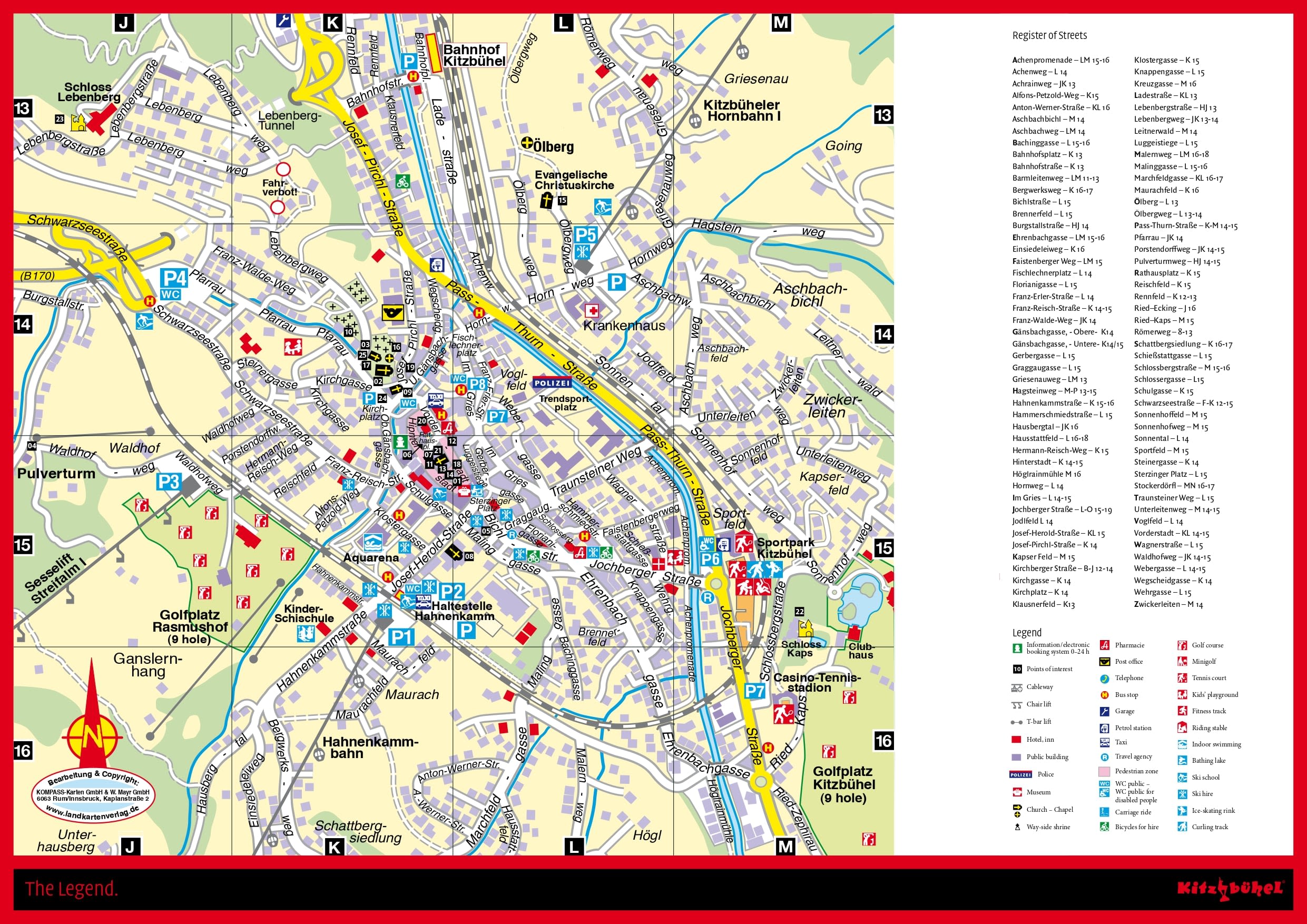 Kitzbühel map