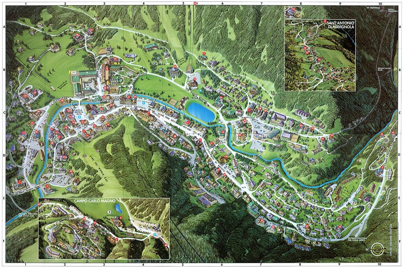 Madonna di Campiglio map