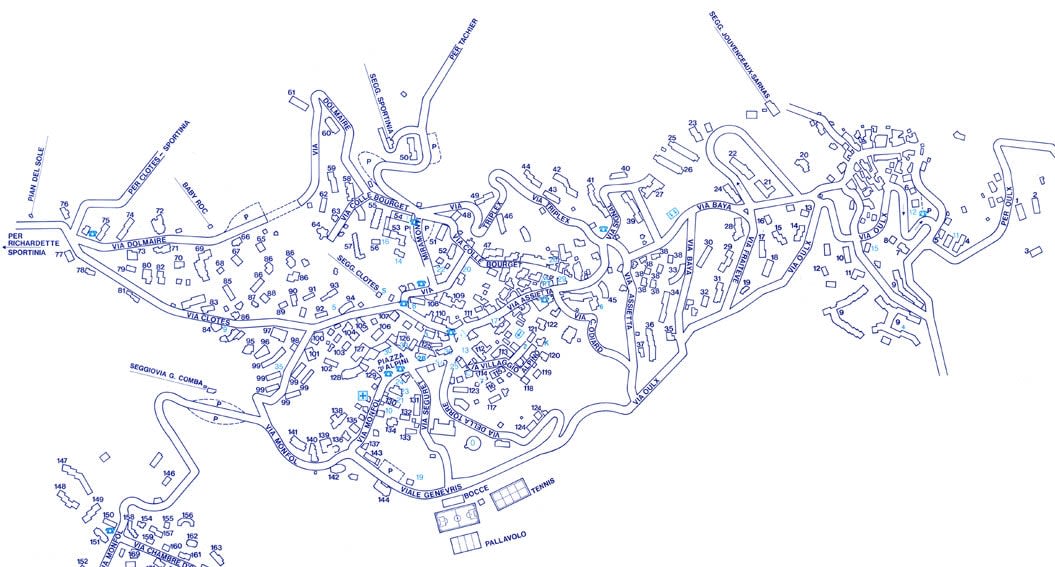 Sauze d'Oulx map Sauze d'Oulx map