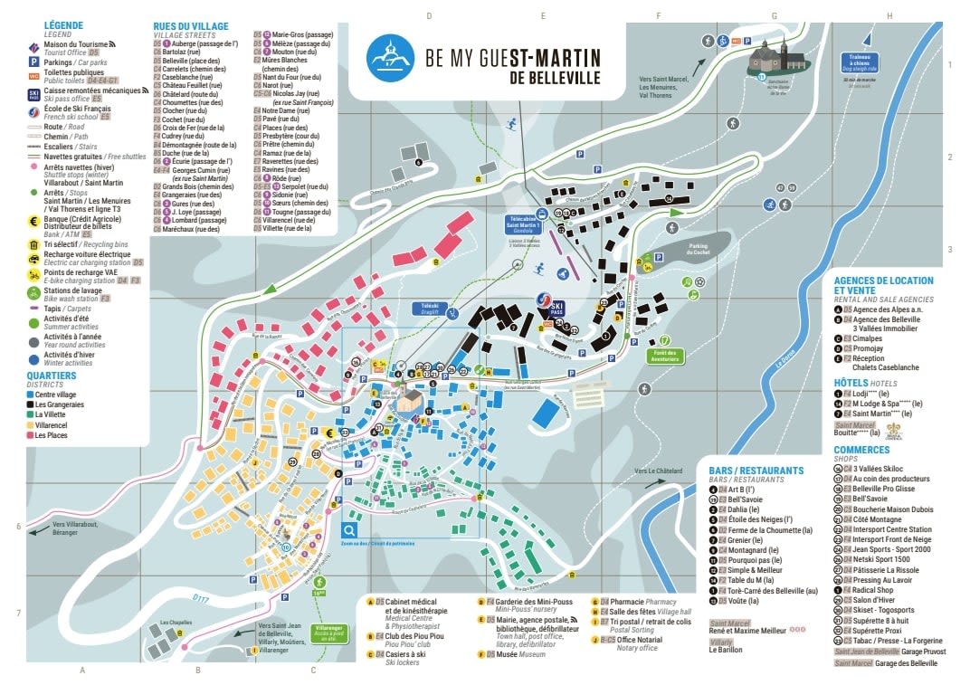 St. Martin de Belleville map