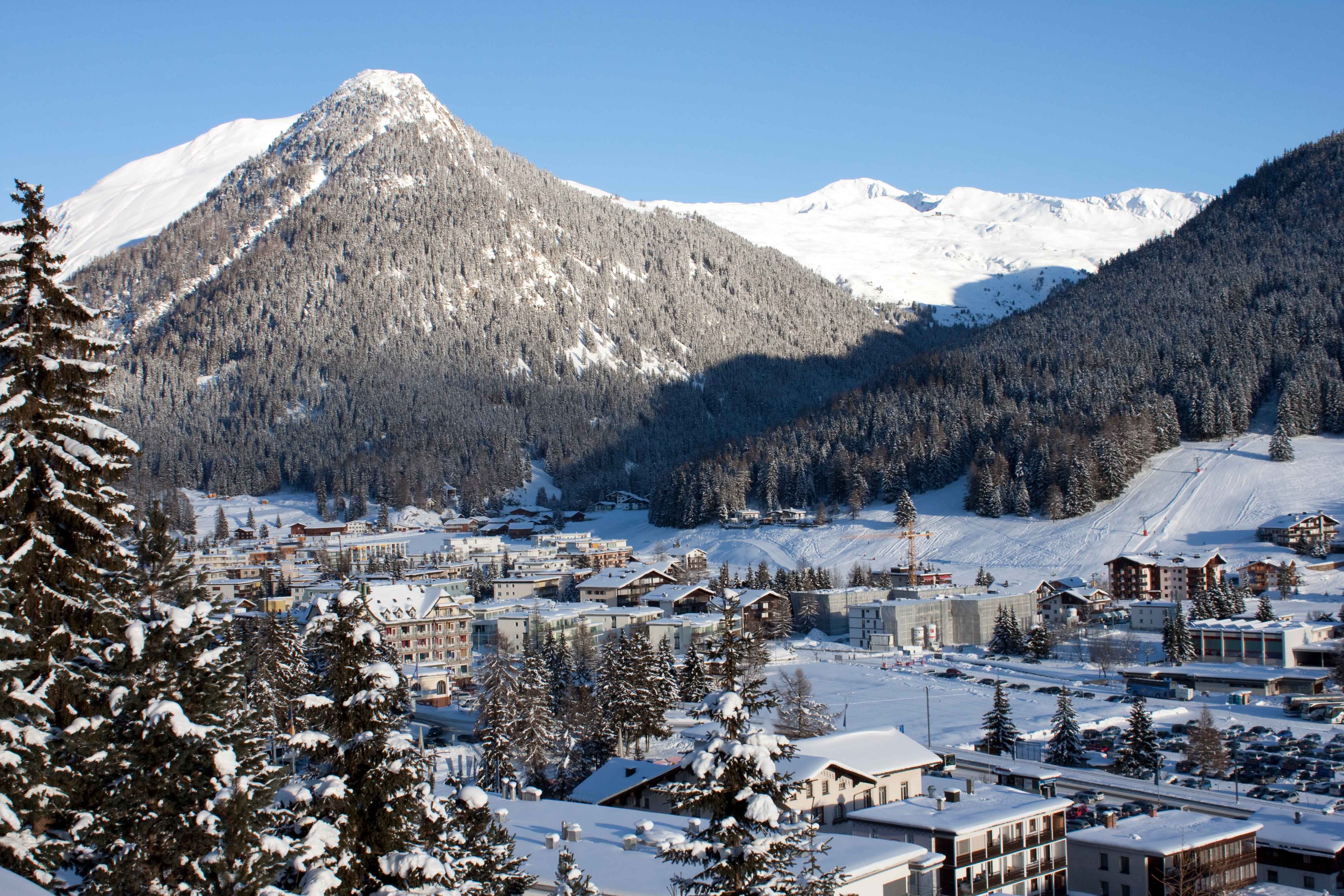 Davos and Klosters slopes in Graubünden
