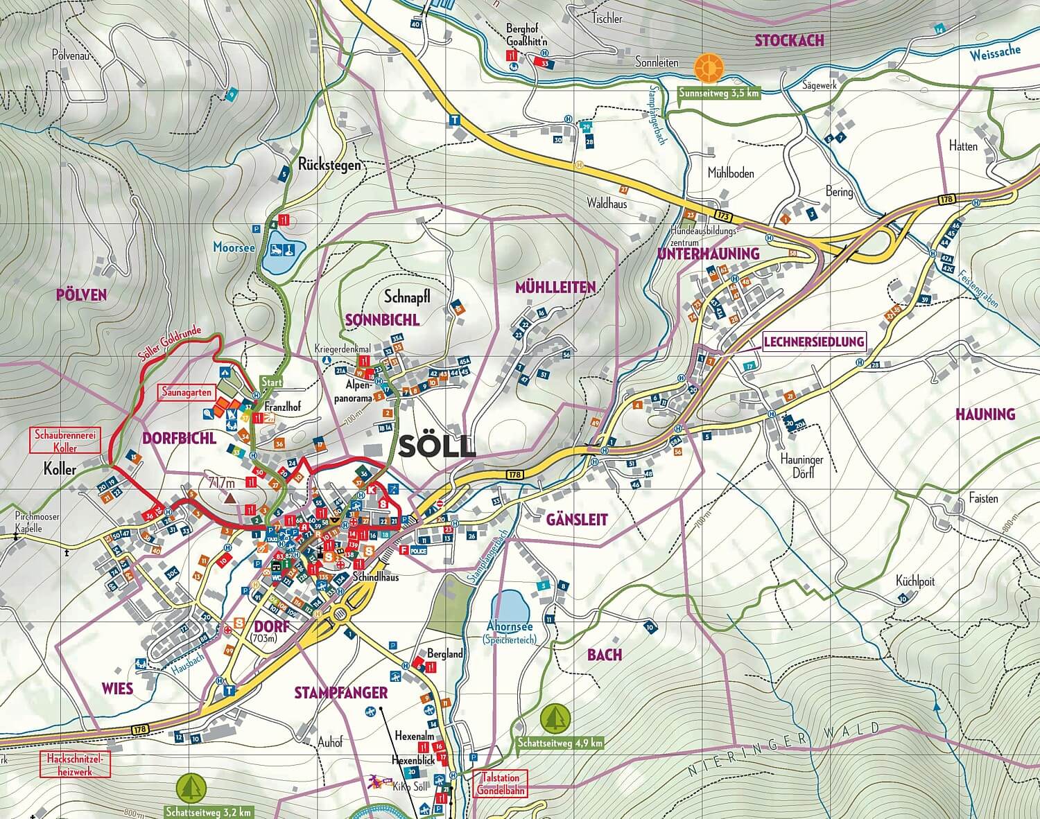Söll map Söll map