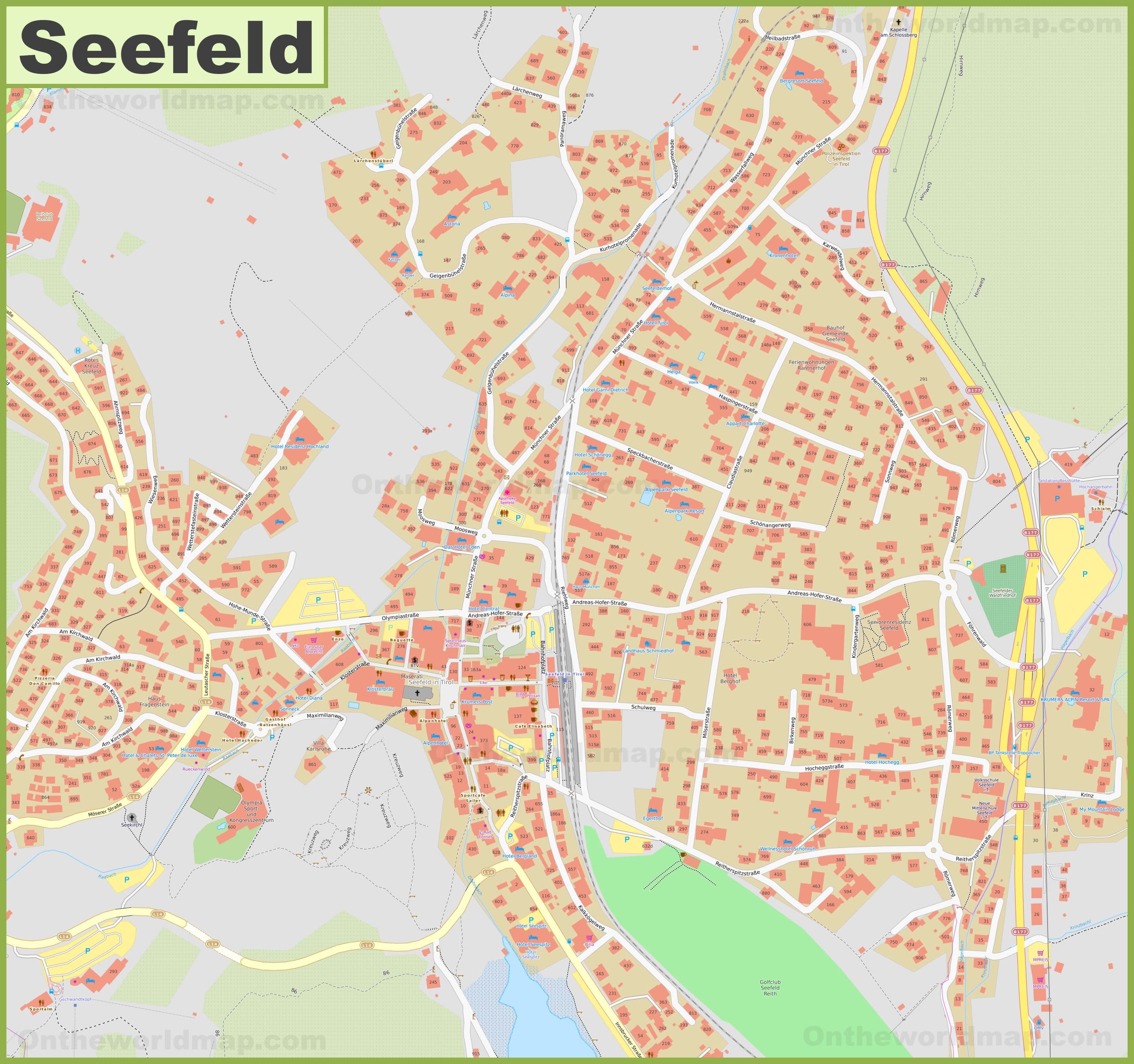 Seefeld map