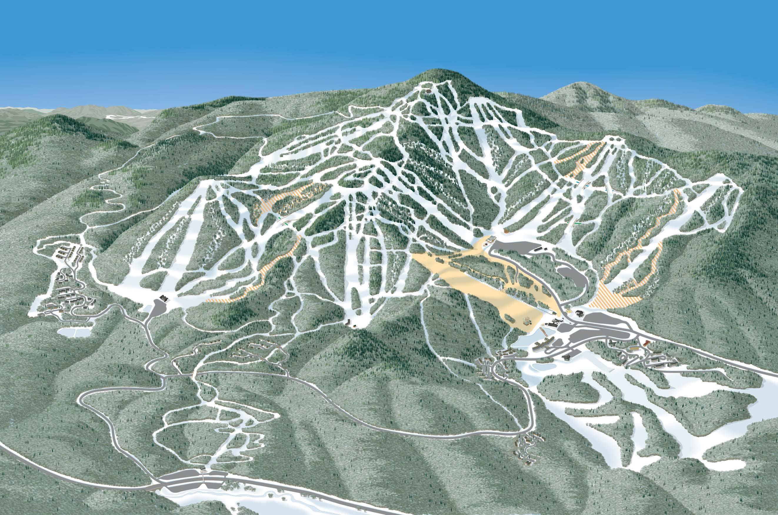 Killington piste map