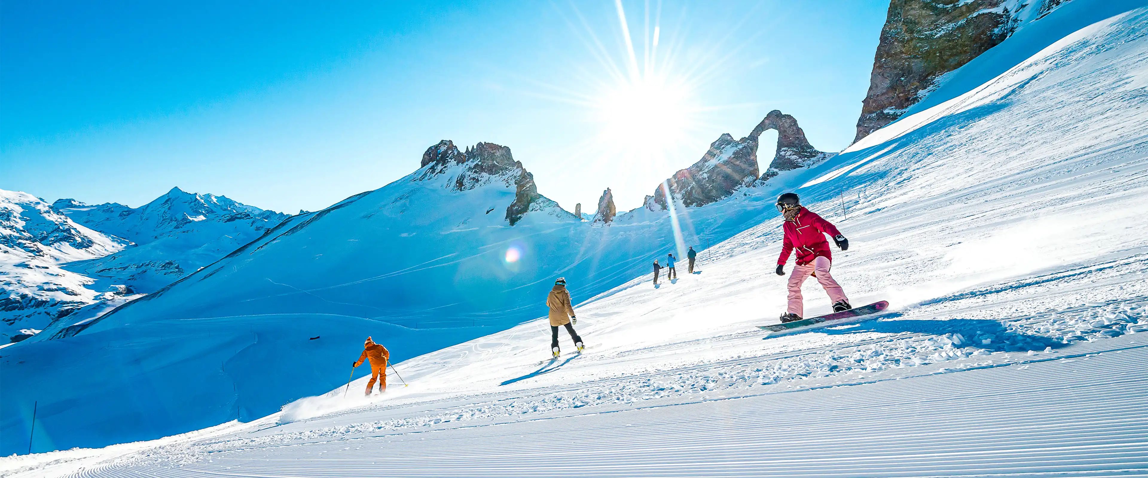 Tignes, France - best ski resort april