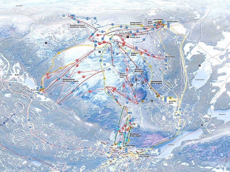 Levi Front slopes map
