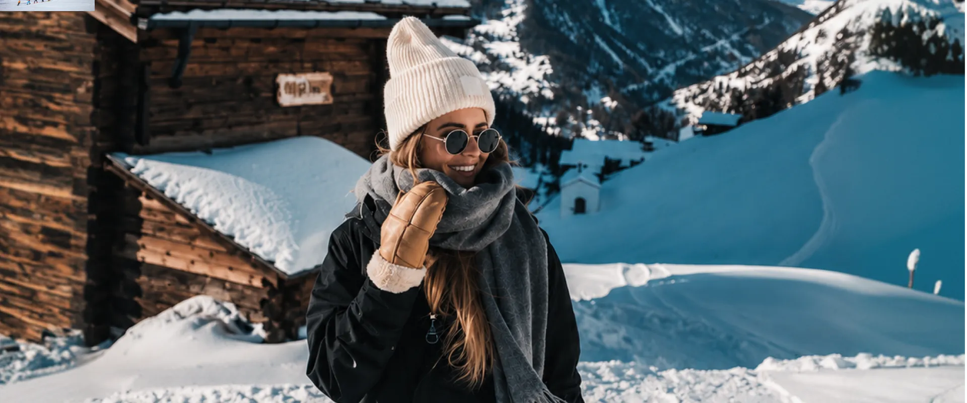 Skier in layered ski clothing showing what to wear skiing