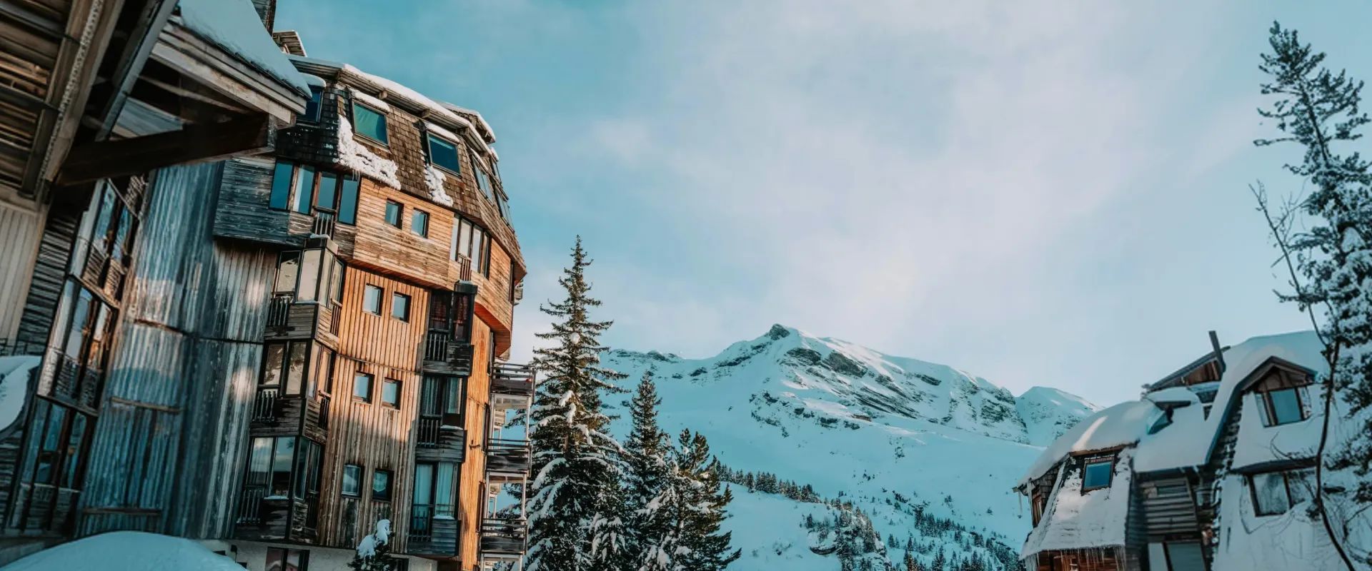 Ski-in ski-out accommodation beside the piste