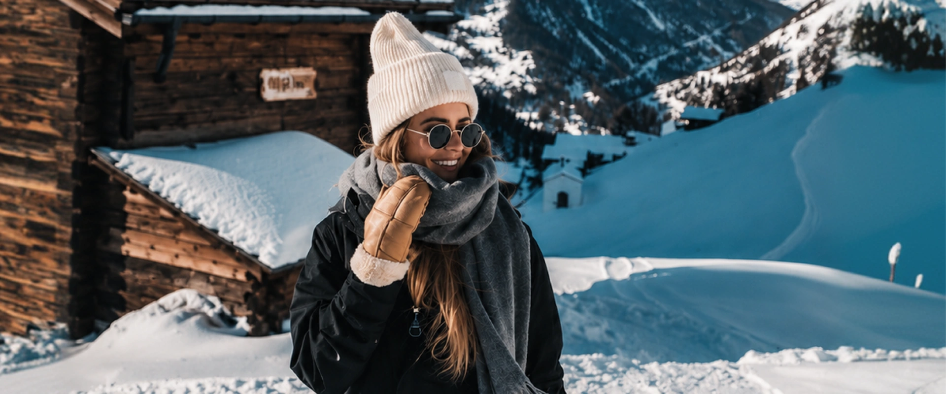 Skier in layered ski clothing showing what to wear skiing