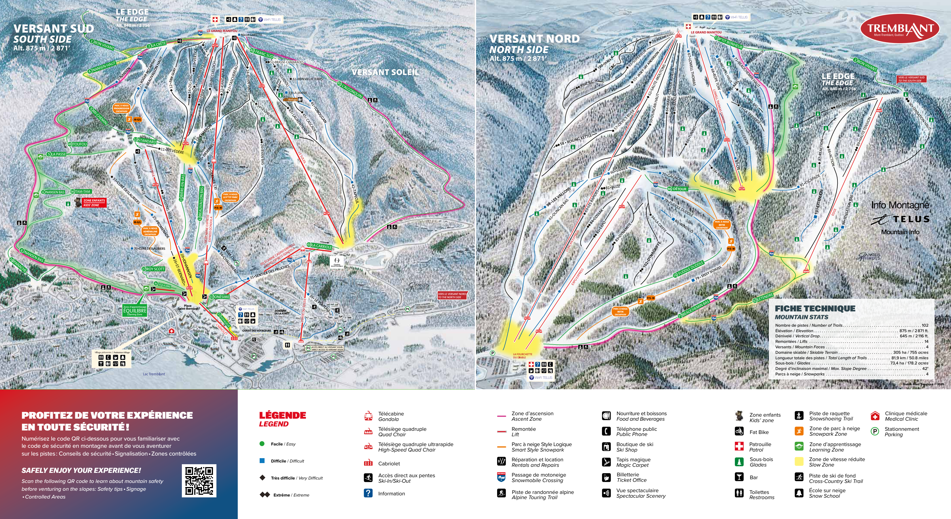 Mont Tremblant piste map