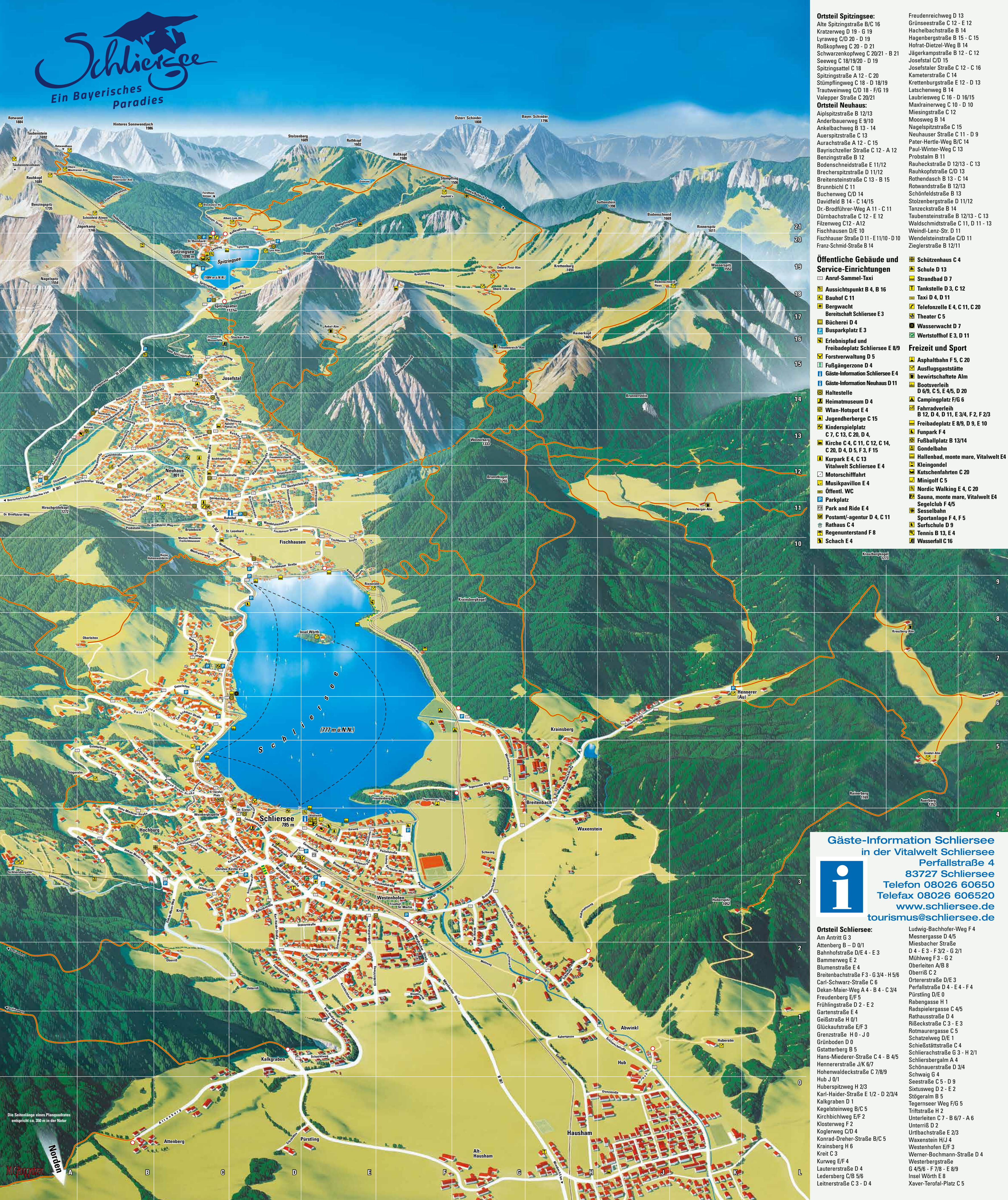 Spitzingsee map