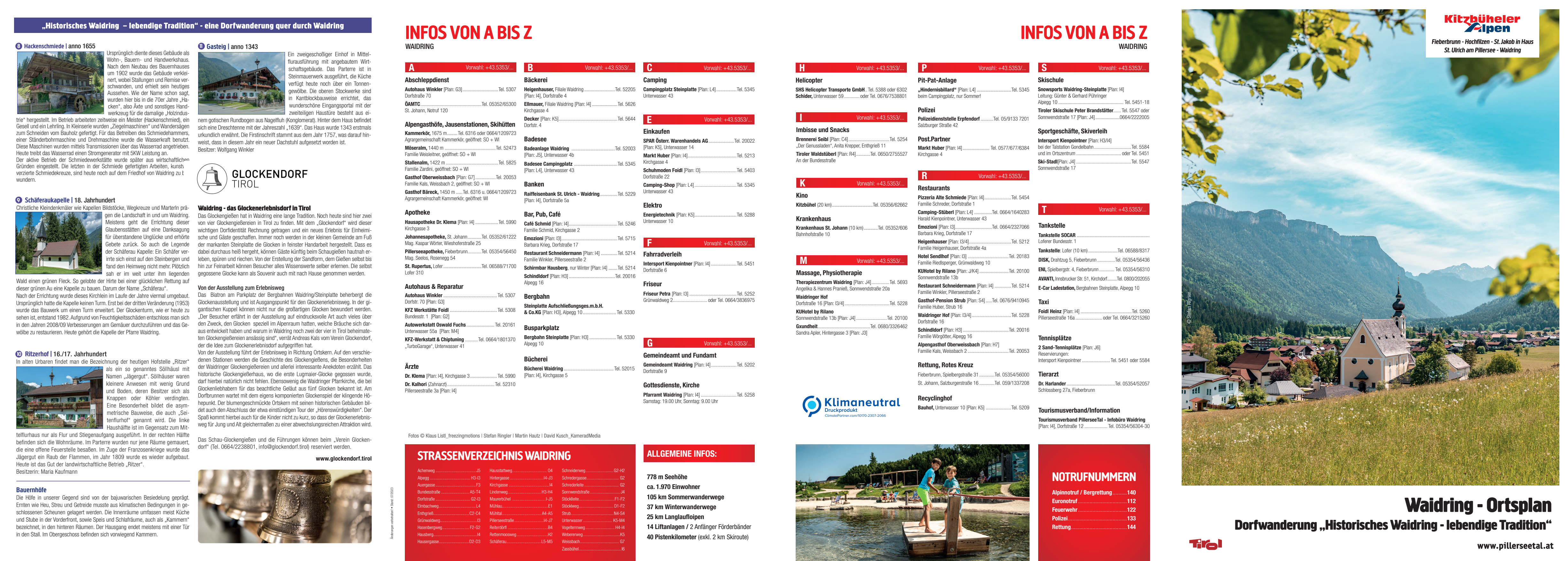 Waidring map