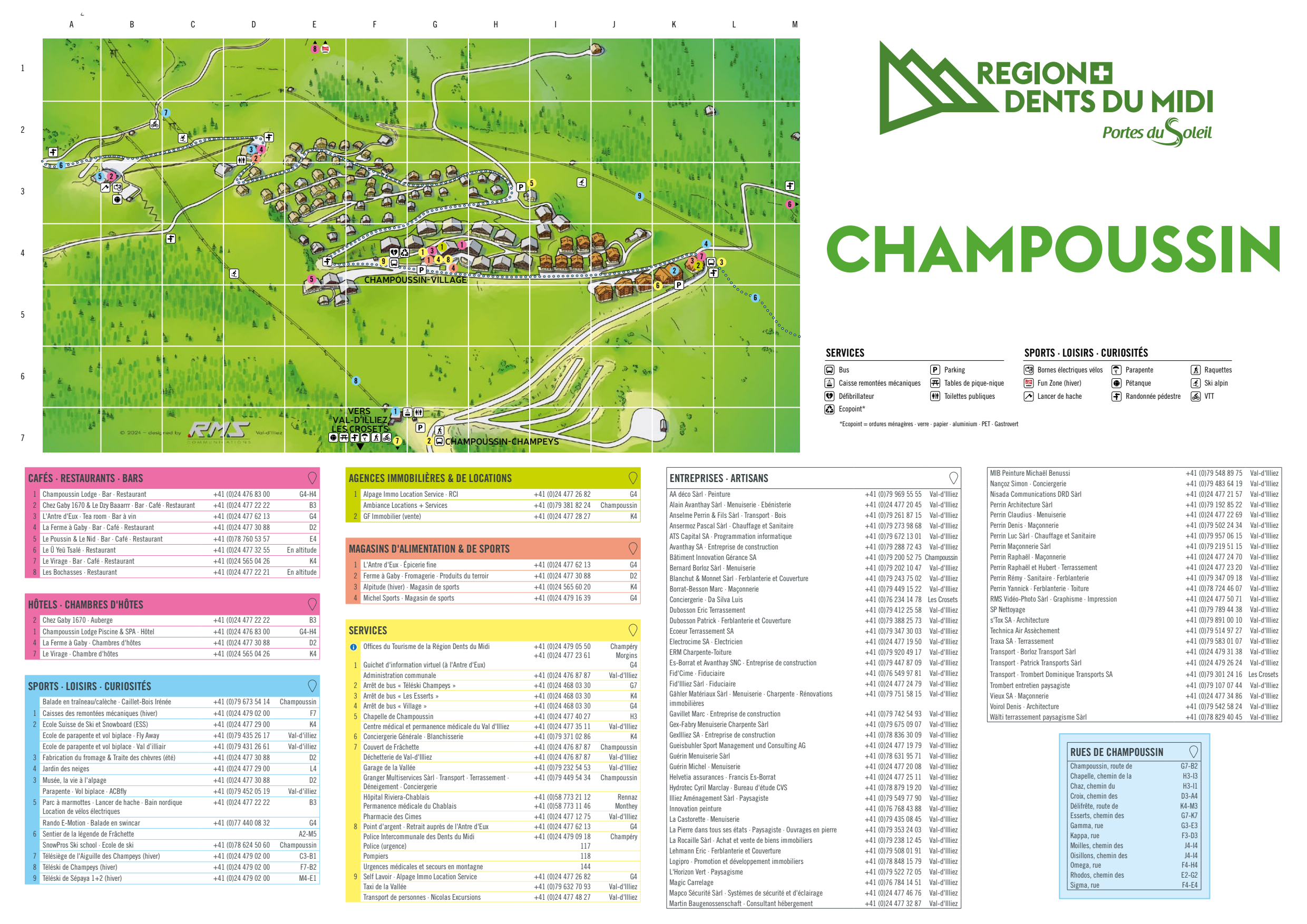 Champoussin map