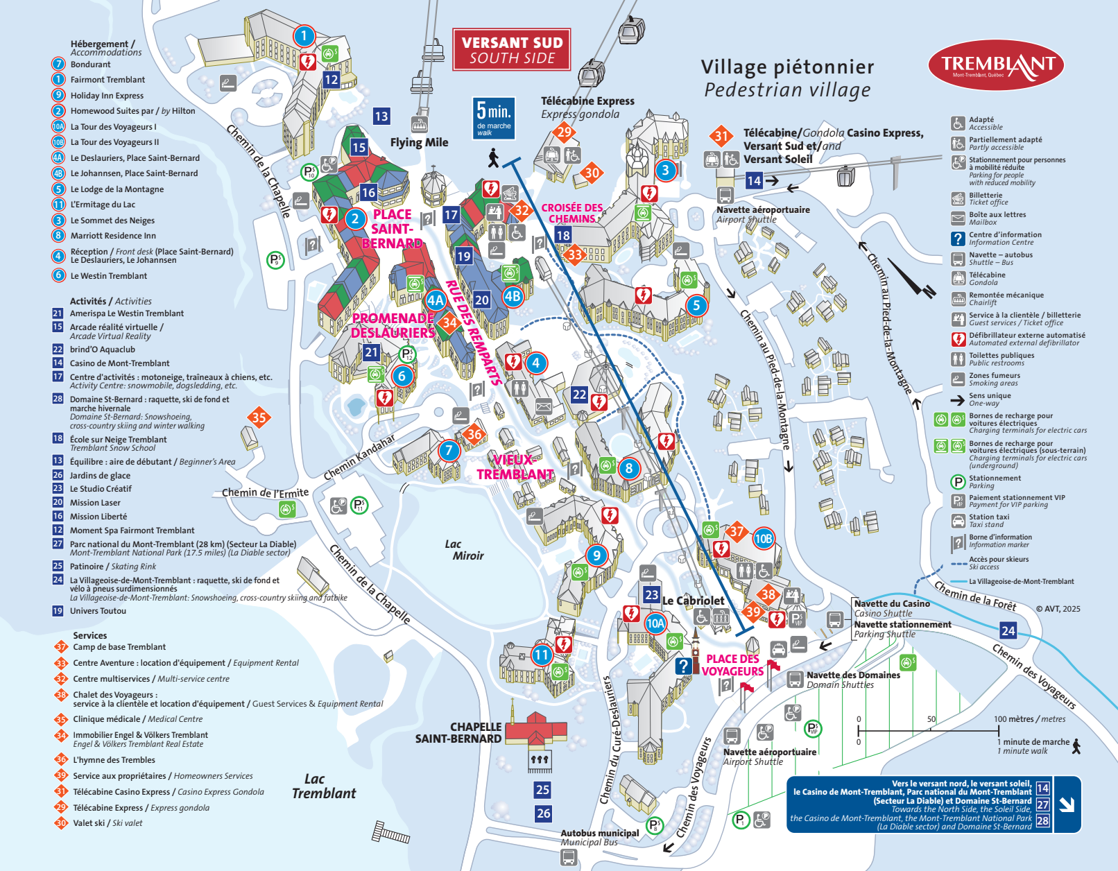 Mont Tremblant map