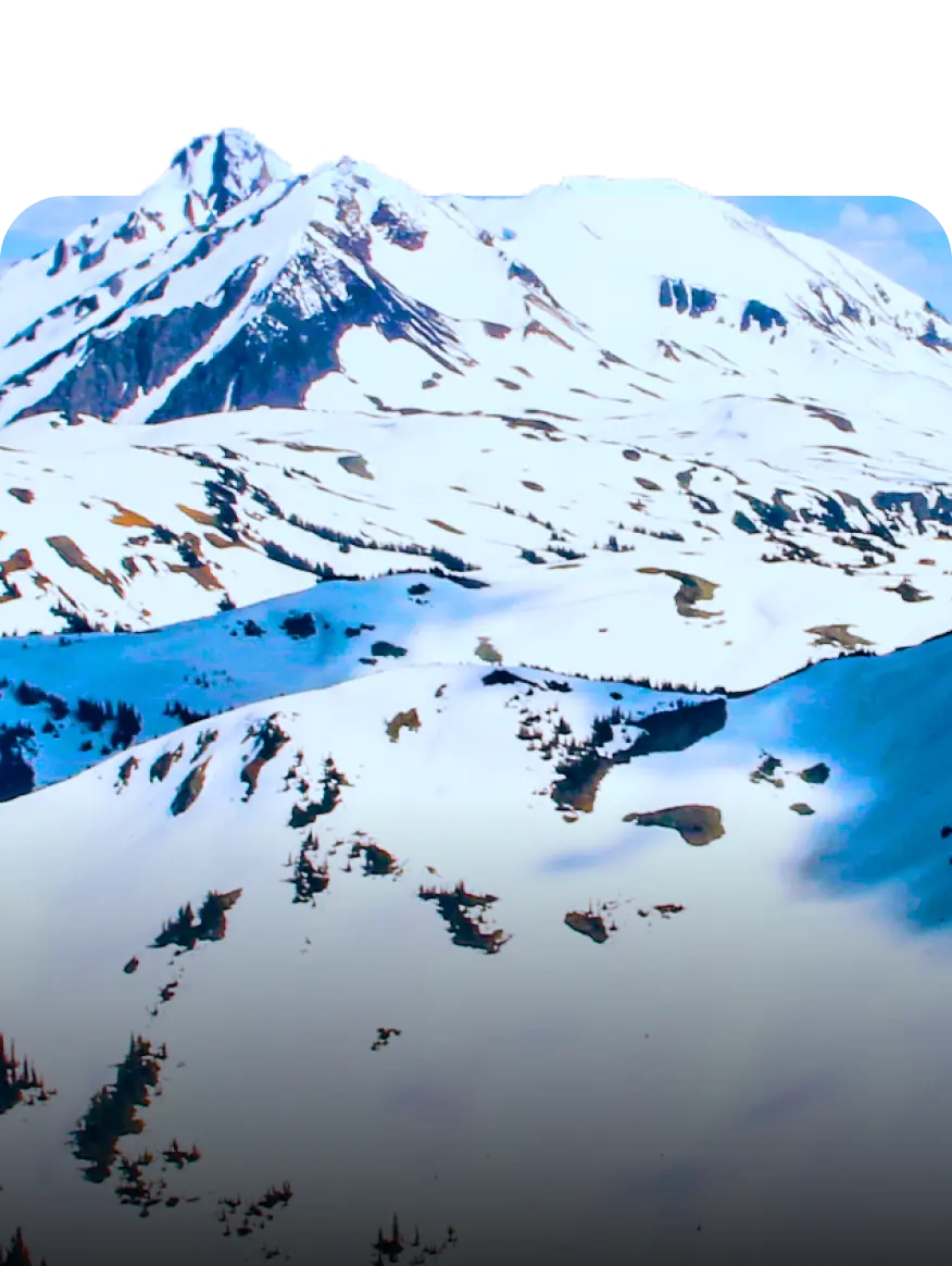 Canadian snowy peaks