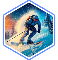 Off-piste skiing