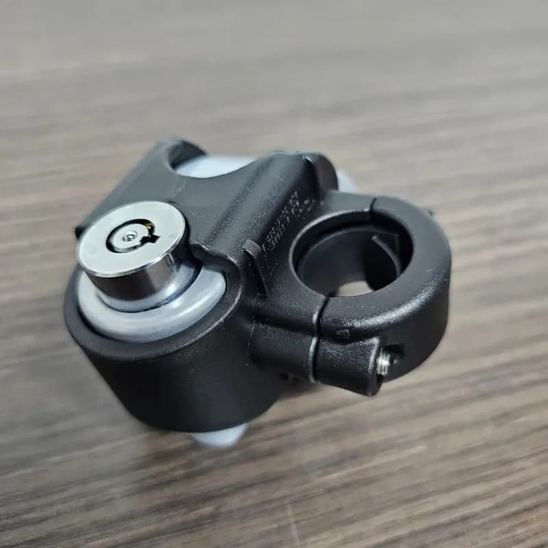 Candado de Disco con Alarma y Soporte de Bloqueo para Moto