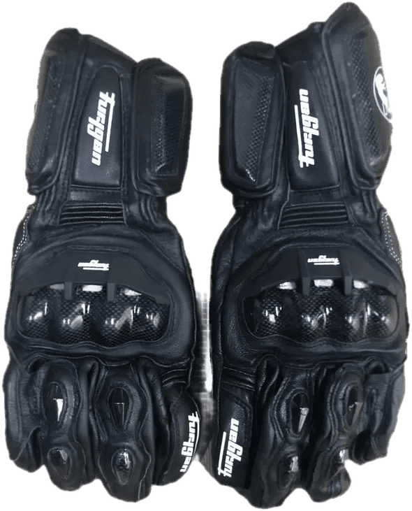 Guantes Cuero y Fibra de Carbono Furigan FS-10 Caña Alta