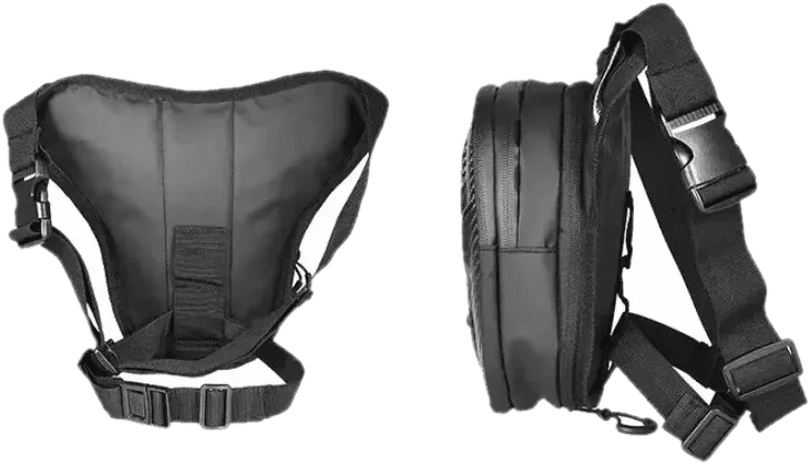 Piernera Deportiva Táctica Impermeable Tipo Carbono Negro Carbono