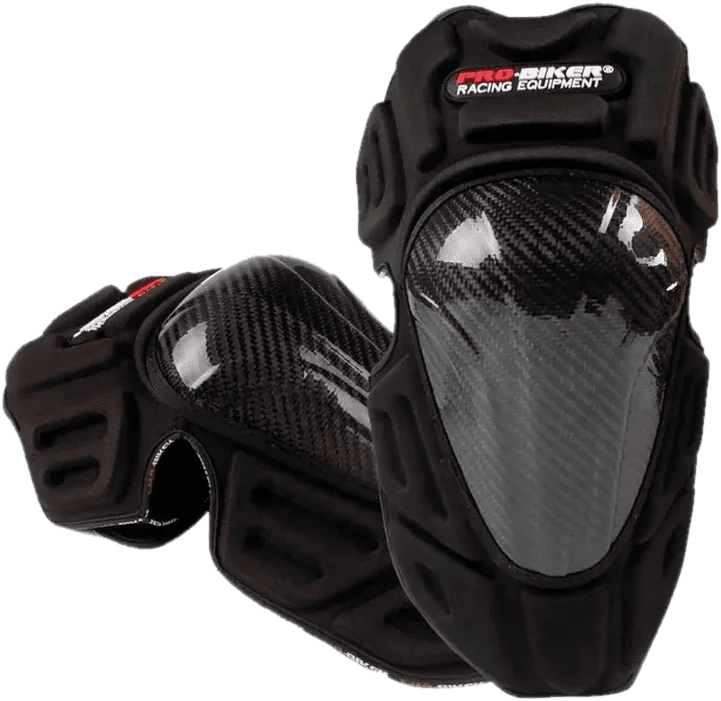 Rodilleras Pro-biker en Fibra de Carbono