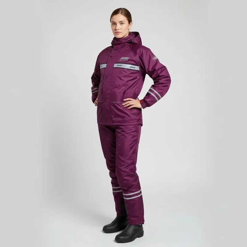 Traje Impermeable para Dama Tipo Sudadera AX10 Reflectivo