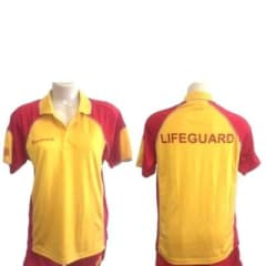 Lifeguard Polo (Yellow/Red)