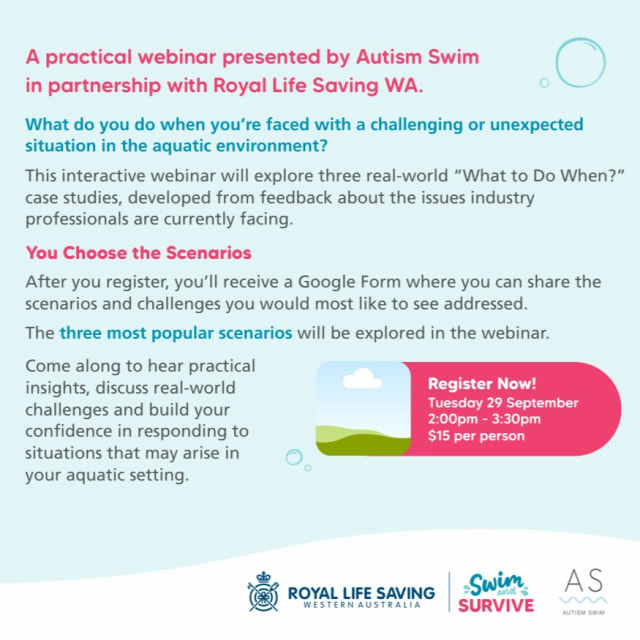 Autism Swim Webinar