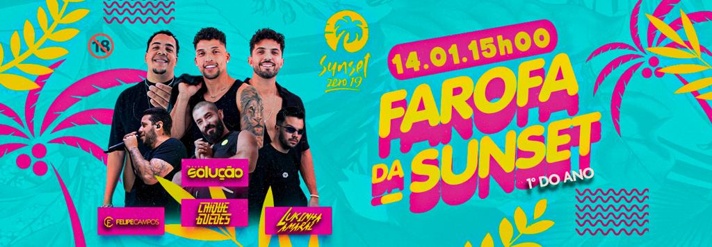 Farofa Da Sunset - 14/01 em Limeira