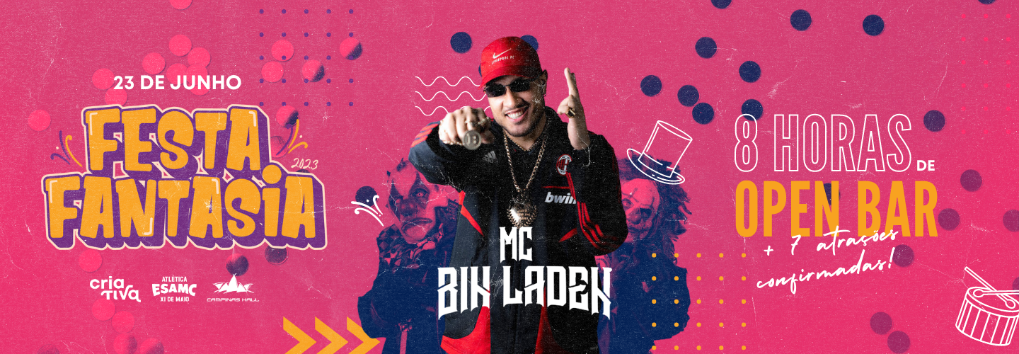 Festa Fantasia 2023 - MC Bin Laden em Campinas