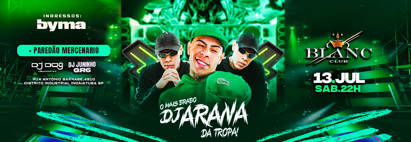 Baile do Dj Arana em Indaiatuba