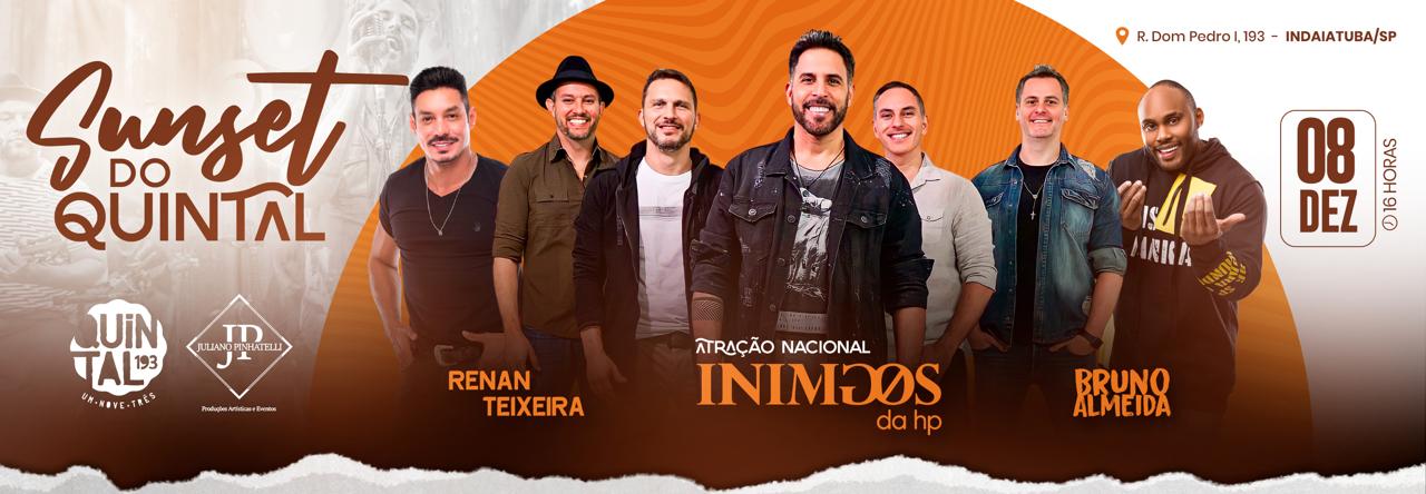 Sunset no Quintal 193- com Inimigos da HP em Indaiatuba