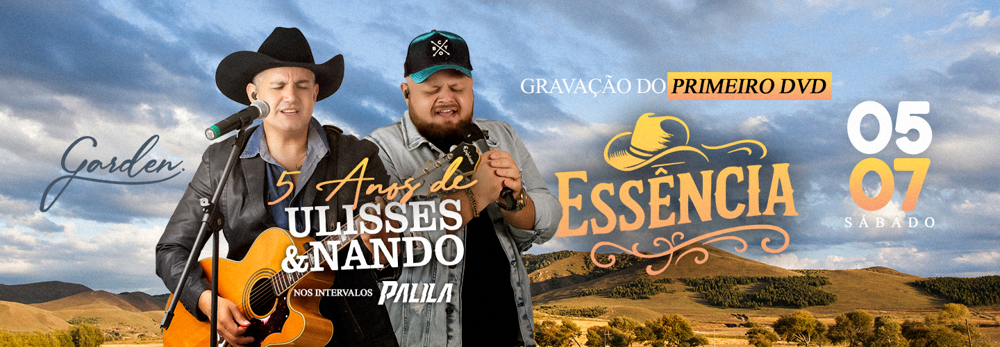 Dvd Ulisses & Nando Essência em Piracicaba