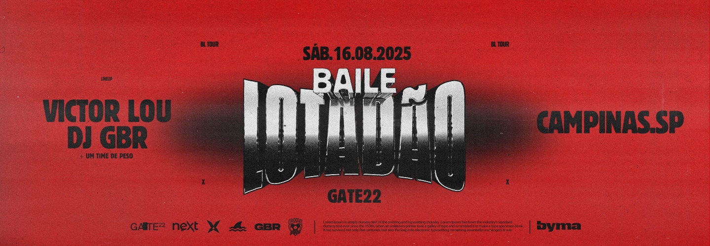 BAILE LOTADÃO c/ VICTOR LOU & DJ GBR - CAMPINAS, SP