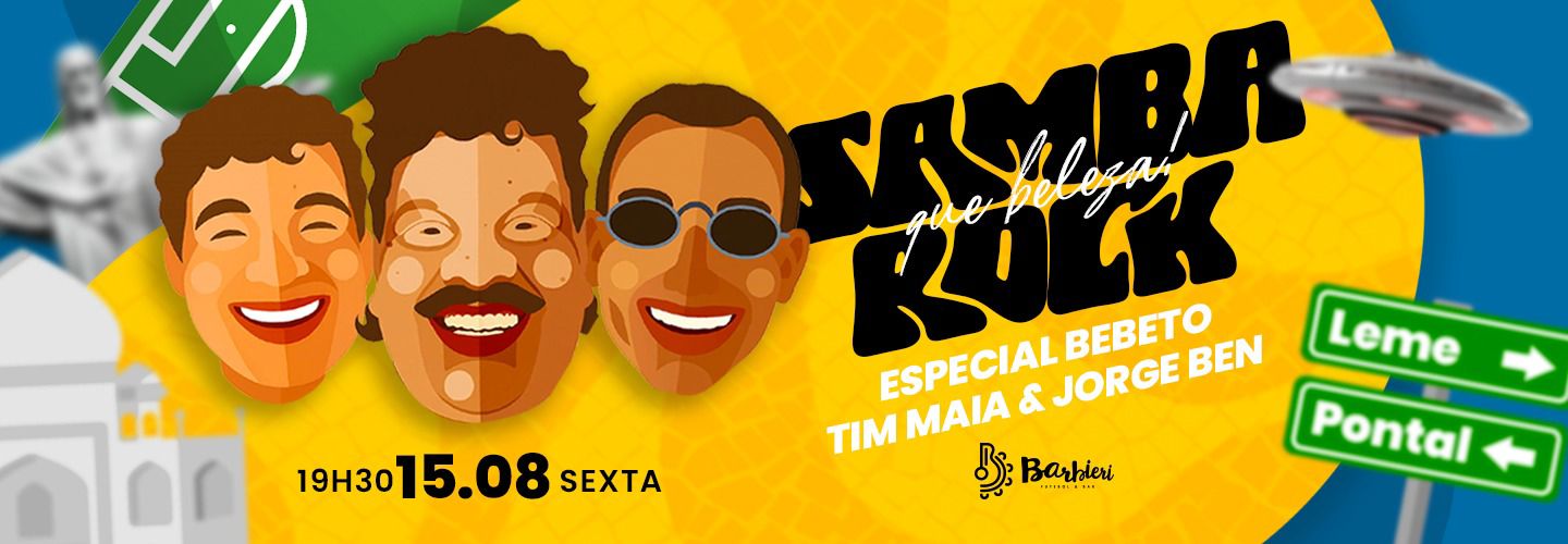 Samba Rock especial Jorge Ben, Tim Maia e Bebeto